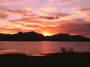 夕暮れ