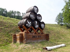 ワイン工場のオブジェ