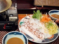 稚内名物タコしゃぶ