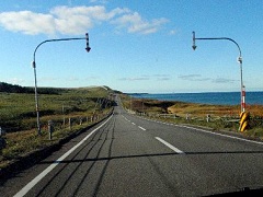 ノシャップ岬を過ぎて南へ