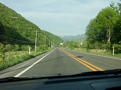 日勝峠への道(日高側)