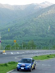 日勝峠を越え十勝側で一休み