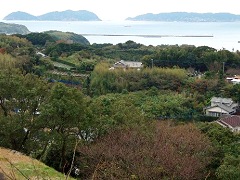 天守閣址からの展望