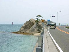 快適なドライブウェイが続く