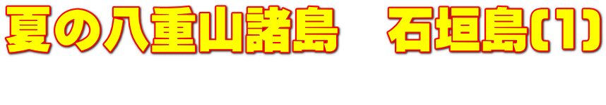 夏の八重山諸島　石垣島(1) 